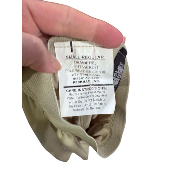 Men's polar Ted Lightweight Drawers Size S Beige - Picture 3 of 3